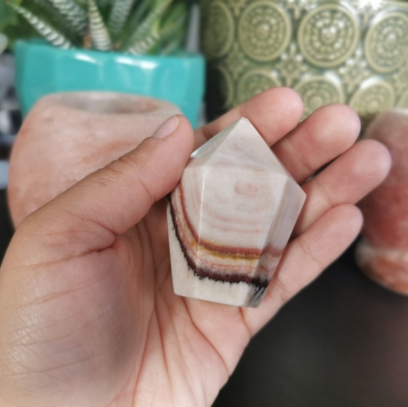 Rainbow Calcite Point - Picture 2 of 3